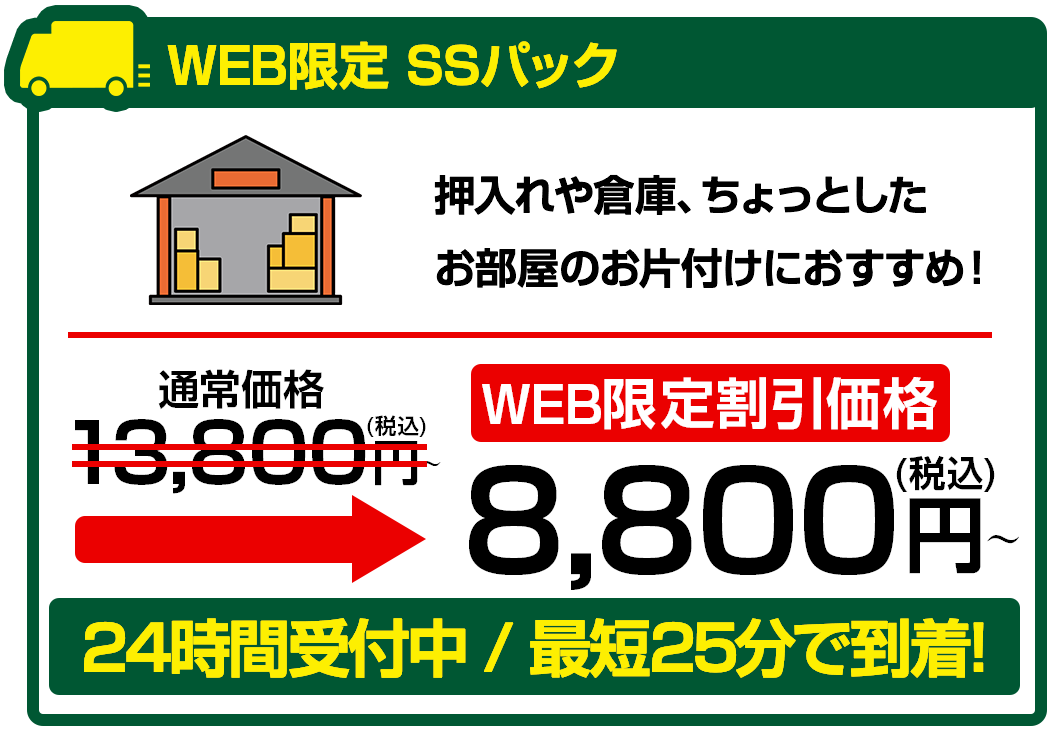 SSパック8800円