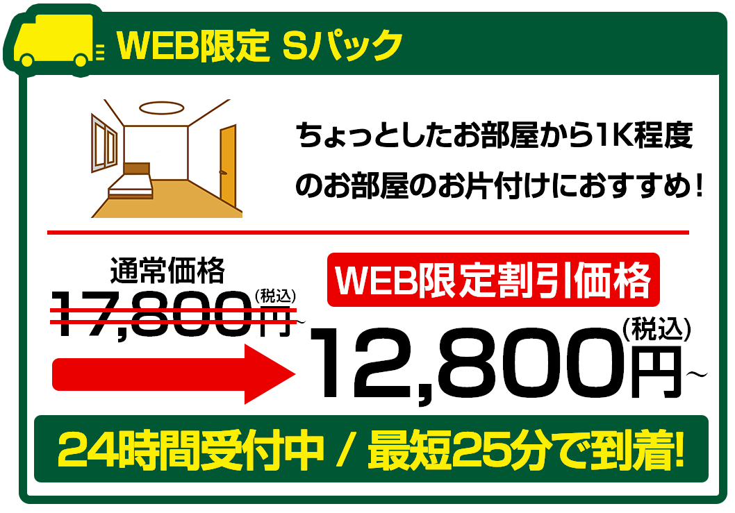Sパック12800円